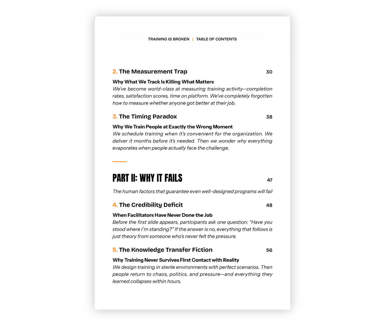 Book Table of Content - Page 2